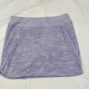 Ahead Performance lavender camouflage skort